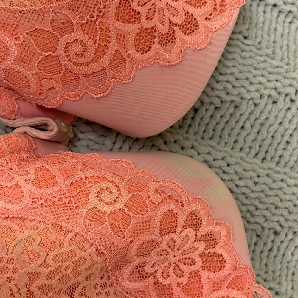 Aerie Katie Coral Lace 34B Bra - Picture 2 of 5